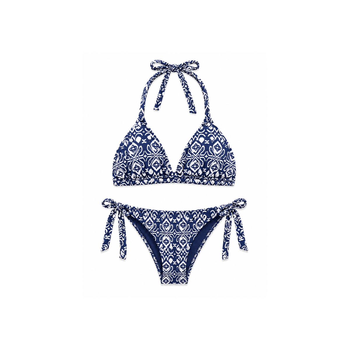 Bikini Donna con brillantini e Stampa Geometrica