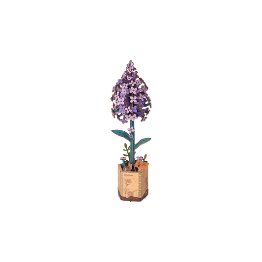 Rowood DIY Fiore in legno lilla TW021