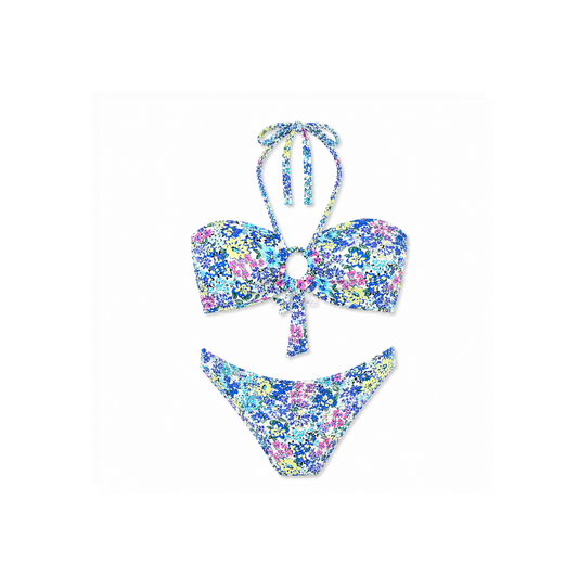 Bikini Donna Floreale Halter