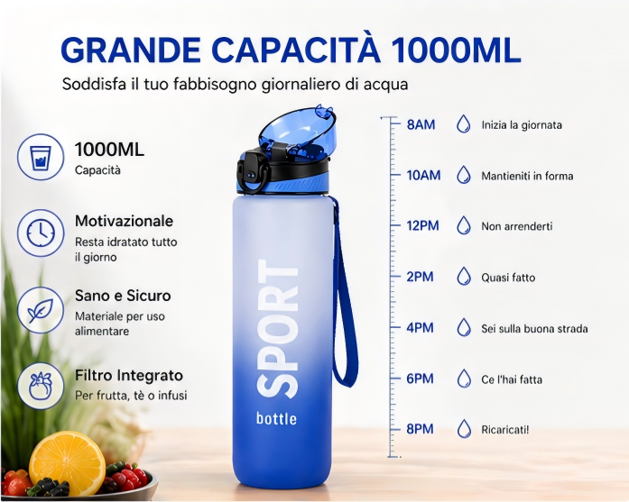 Borraccia Sportiva 1000ML