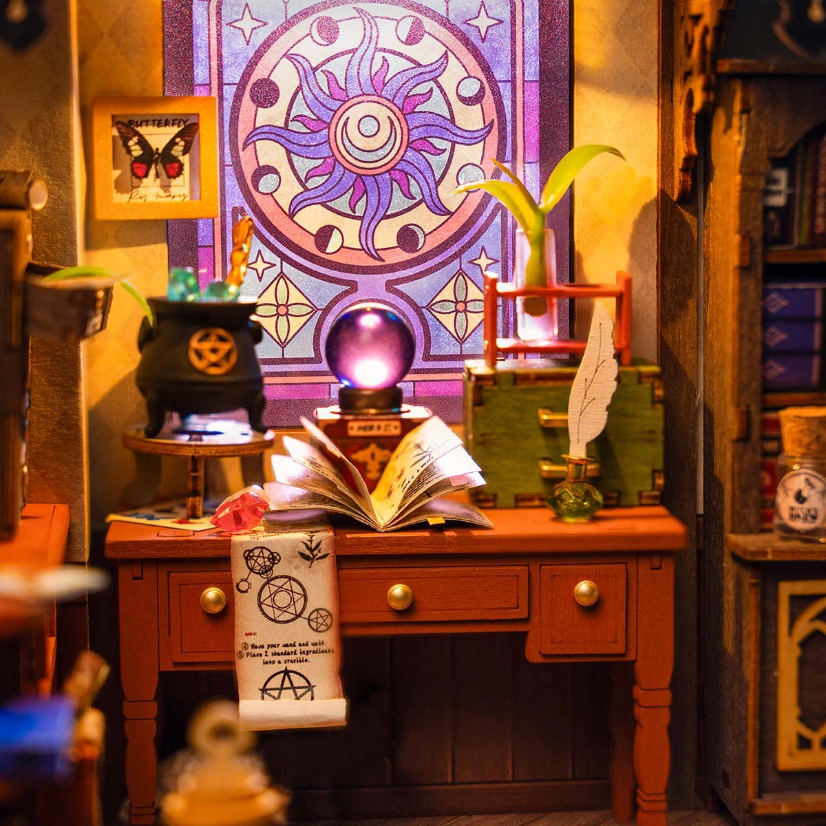 Rolife DIY Miniature House - The Magic Study DG166