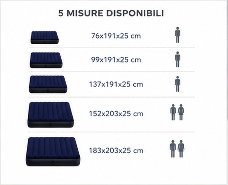 Intex Materasso Gonfiabile Dura-Beam Standard