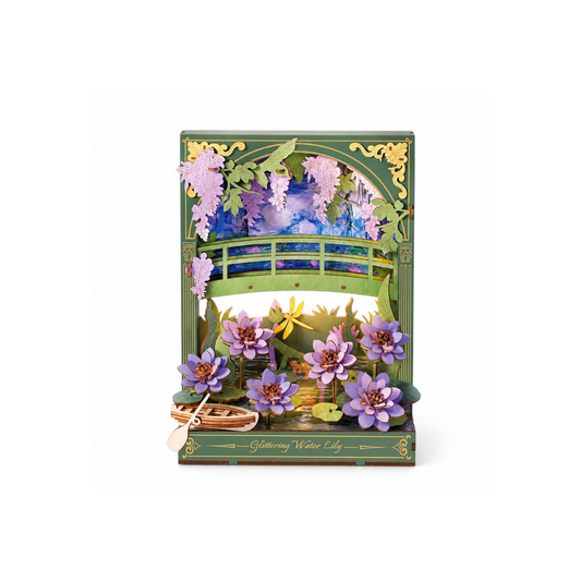 Rowood 3D Wooden Puzzle - Glittering Water Lily TH001