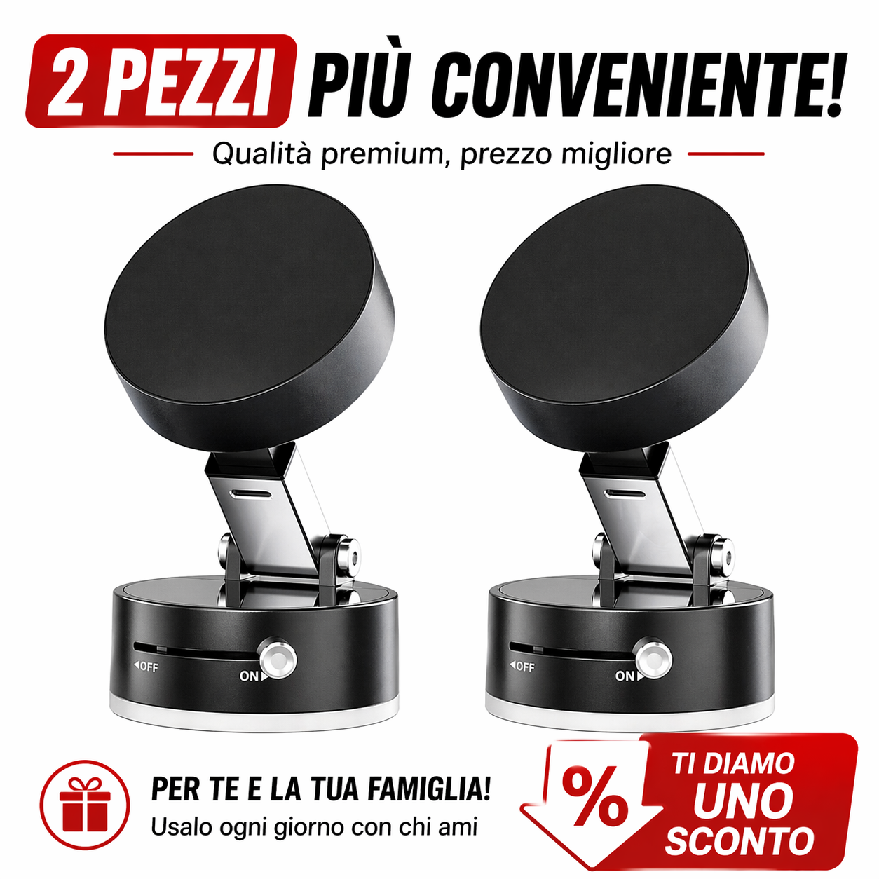 Supporto Telefono Auto Magnetico Pieghevole
