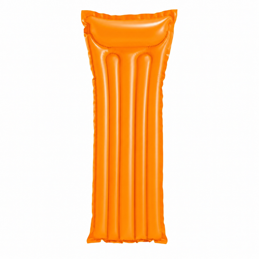 Materassino Gonfiabile da Piscina 183x69 cm con Cuscino Integrato, Lettino Galleggiante Leggero per Mare, Piscina e Vacanze – 3 Colori
