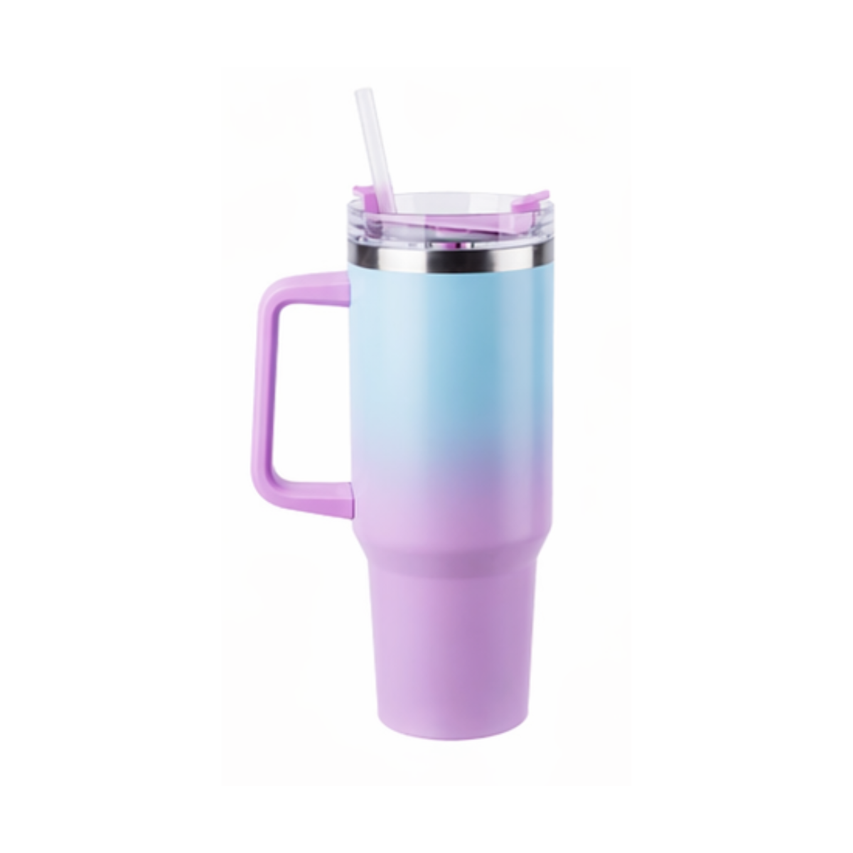 Tazza termica 1200ml con cannuccia e manico