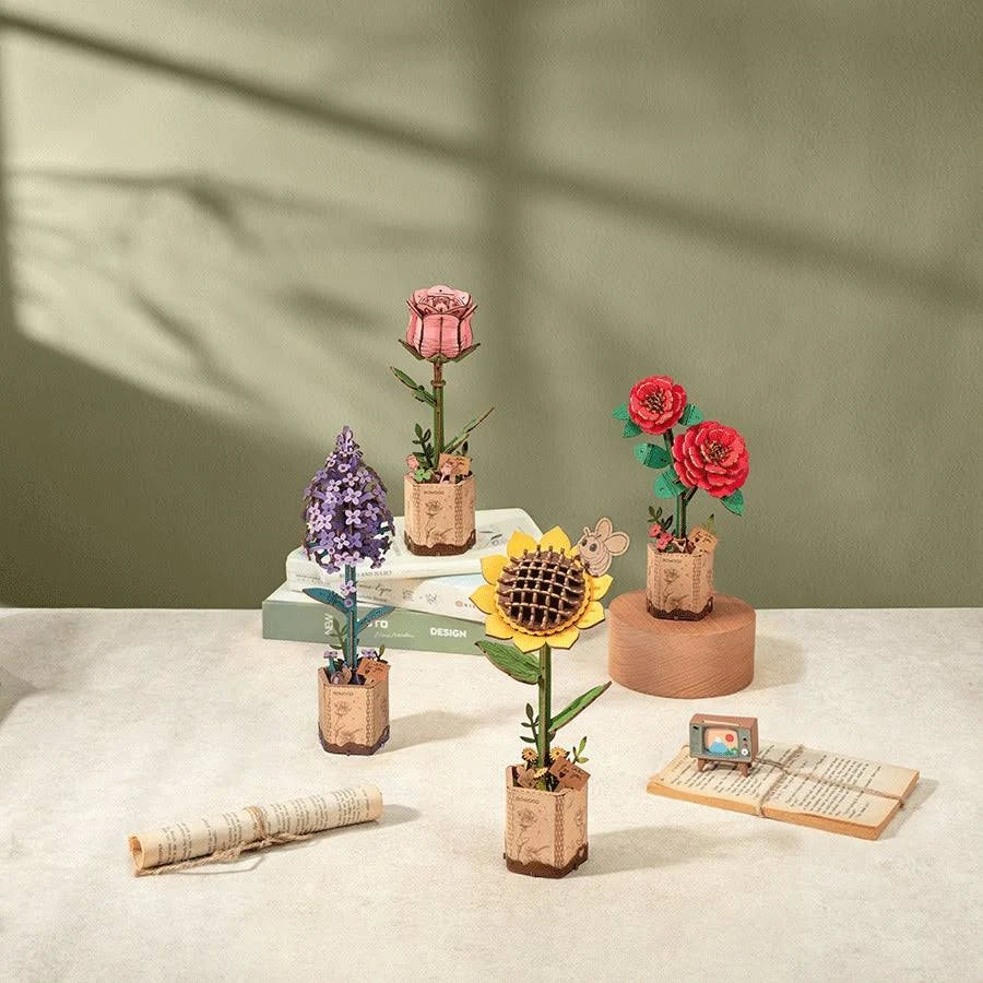 Rowood DIY Fiore in legno Girasole TW011